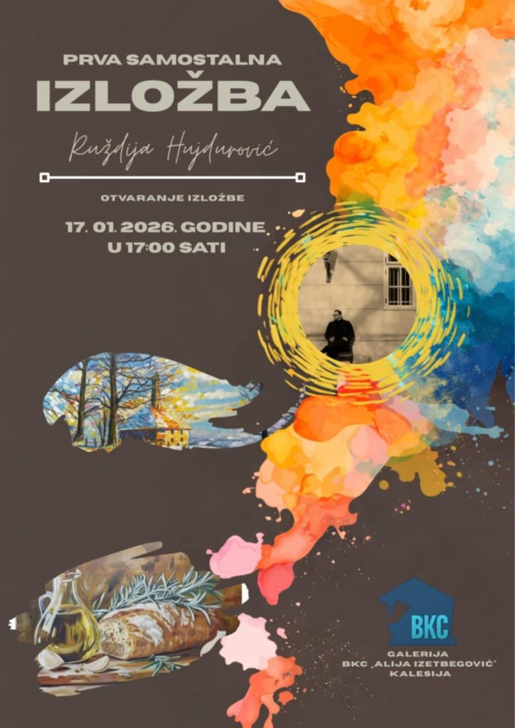 BKC KALESIJA: U SUBOTU PRVA SAMOSTALNA IZLOŽBA SLIKARA RUŽDIJE HUJDUROVIĆA