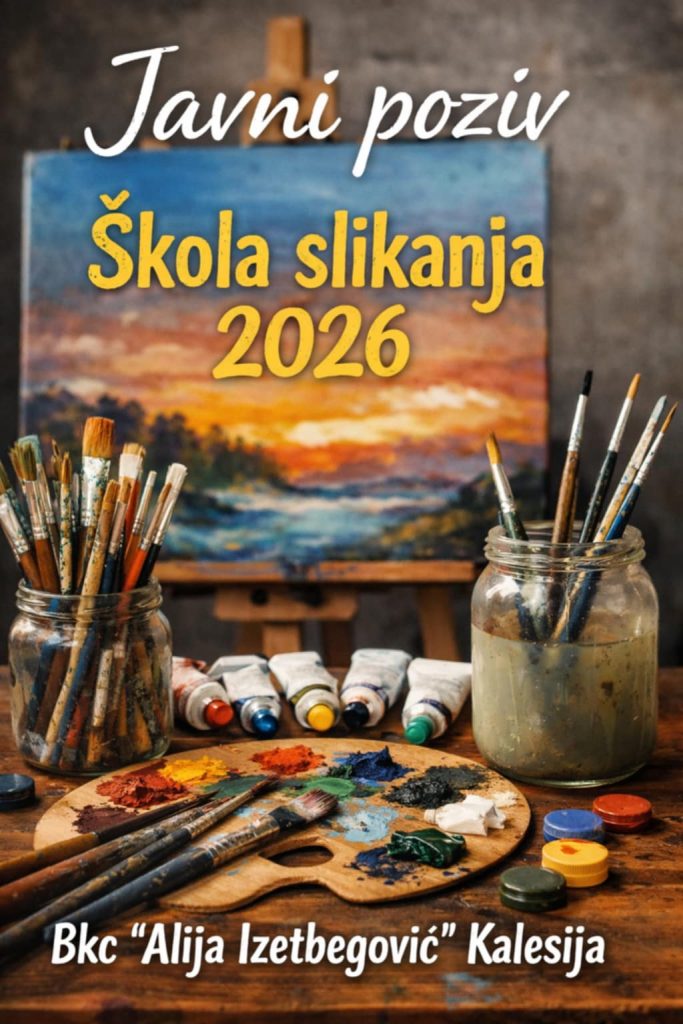 BKC Kalesija: Javni poziv za upis u Školu slikanja