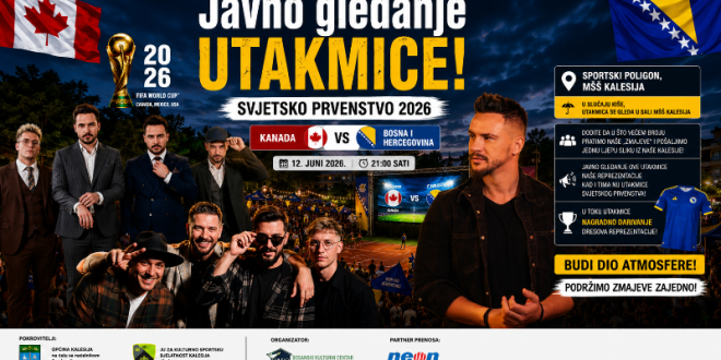 Večeras počinje KALESIJSKO LJETO 2026: Utakmice Zmajeva, koncerti Emira Đulovića, “Collapse” benda i drugi kvalitetni sadržaji
