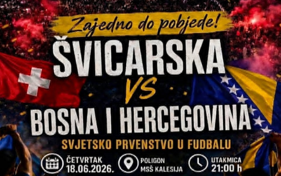Kalesija ponovo uz Zmajeve: U četvrtak zajedničko praćenje utakmice Bosna i Hercegovina – Švicarska