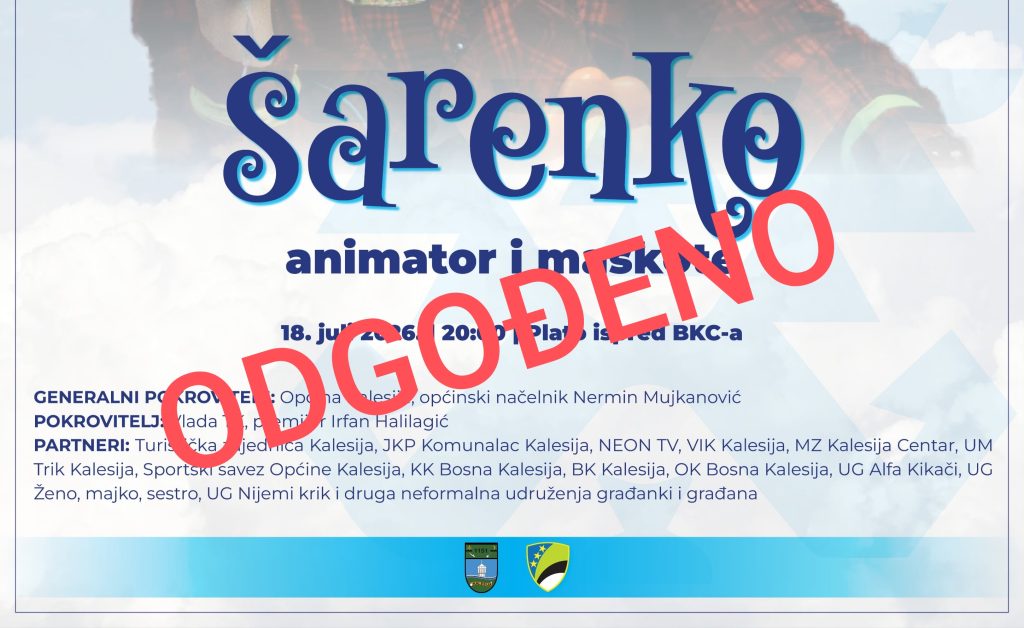 BKC: ZBOG KIŠE ODGOĐEN PROGRAM ZA NAJMLAĐE