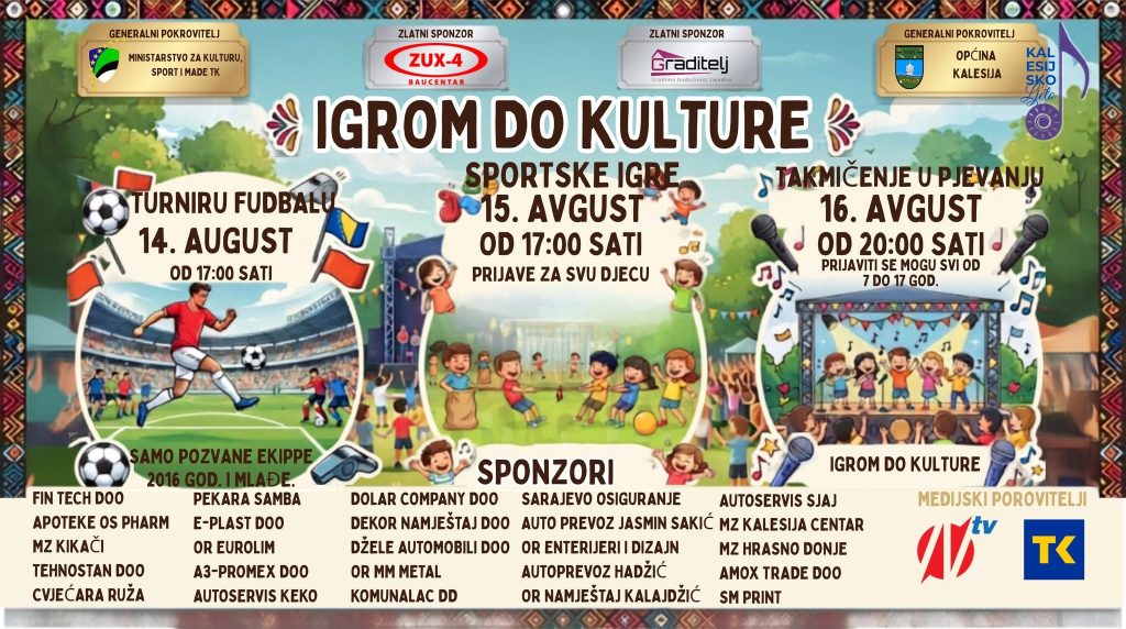 Kalesijsko ljeto 2026: U Kikačima program 